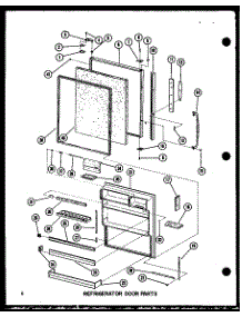08 - Ref Door Parts parts for Amana Refrigerator BC20WAG / P6023511W G from AppliancePartsPros.com
