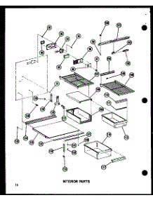 06 - Interior Parts parts for Amana Refrigerator BC20WC / P6023515W C from AppliancePartsPros.com