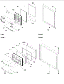 03 - Door Assy parts for Amana Refrigerator BC21VC / P1325016W C from AppliancePartsPros.com