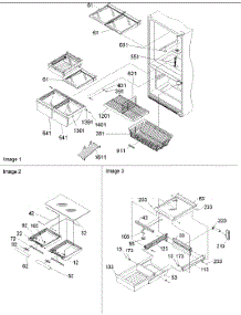 10 - Shelving Assy parts for Amana Refrigerator BC21VW / P1325016W W from AppliancePartsPros.com