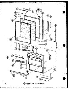 08 - Ref Door Parts parts for Amana Refrigerator BCI20CA / P6023521W A from AppliancePartsPros.com