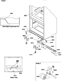 07 - Insulation & Roller Assy parts for Amana Refrigerator BCI20TW / P1309702W W from AppliancePartsPros.com