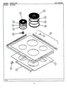 07 - Top Assembly (Bcre905) parts for Maytag Range BCRE905 from AppliancePartsPros.com
