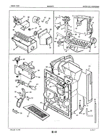 06 - Water & Ice Dispenser parts for Maytag Refrigerator BDNS24F9A / 5L56B from AppliancePartsPros.com
