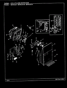 02 - Freezer Door parts for Maytag Refrigerator BDNS24L9A / BU85A from AppliancePartsPros.com