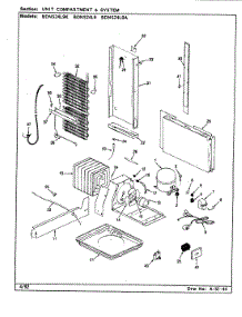 06 - Unit Compartment & System parts for Maytag Refrigerator BDNS24L9K / CN92A from AppliancePartsPros.com