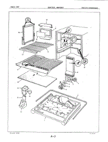 02 - Freezer Compartment parts for Maytag Refrigerator BDNT22E9A / 4B64A from AppliancePartsPros.com