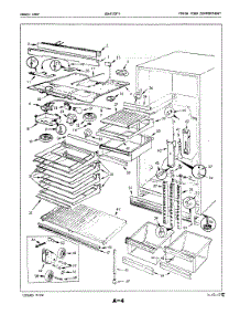 02 - Fresh Food Compartment parts for Maytag Refrigerator BDNT22F9A / 5B44A from AppliancePartsPros.com