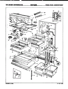 03 - Fresh Food Compartment parts for Maytag Refrigerator BDNT22H9A / 7B22A from AppliancePartsPros.com