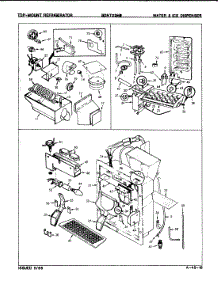 05 - Water & Ice Dispenser parts for Maytag Refrigerator BDNT22H9A / 7B22A from AppliancePartsPros.com
