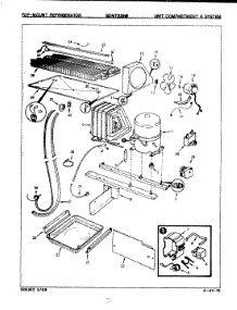 02 - Unit Compartment & System parts for Maytag Refrigerator BDNT22H9H / 7B22A from AppliancePartsPros.com