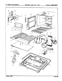 02 - Freezer Compartment parts for Maytag Refrigerator BDNT22K9 / 9A55B from AppliancePartsPros.com