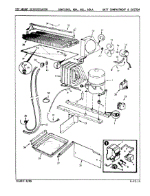 05 - Unit Compartment & System parts for Maytag Refrigerator BDNT22K9A / 9A57A from AppliancePartsPros.com