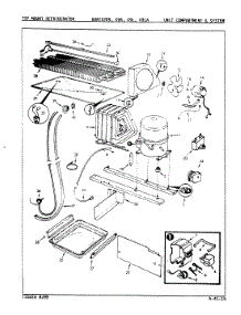 03 - Unit Compartment & System parts for Maytag Refrigerator BDNT22K9L / 9A56B from AppliancePartsPros.com