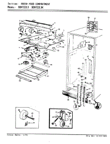 04 - Fresh Food Compartment parts for Maytag Refrigerator BDNT22L9 / AA85B from AppliancePartsPros.com