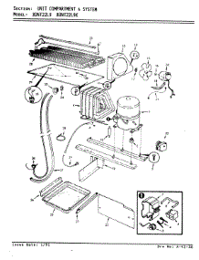 07 - Unit Compartment & System parts for Maytag Refrigerator BDNT22L9 / AA85B from AppliancePartsPros.com