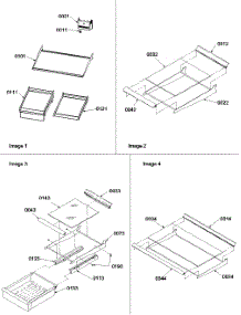 11 - Refrig. Feature, Shelf & Meatkeeper Assy parts for Amana Refrigerator BG18VL / P1320704W L from AppliancePartsPros.com