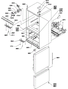 02 - Controls & Light Covers parts for Amana Refrigerator BG20T2L / P1316303W L from AppliancePartsPros.com