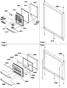03 - Door Assemblies parts for Amana Refrigerator BG20T2W / P1316303W W from AppliancePartsPros.com
