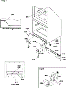07 - Insulation & Roller Assy parts for Amana Refrigerator BG20T2W / P1316303W W from AppliancePartsPros.com