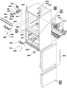 02 - Controls & Light Covers parts for Amana Refrigerator BH20S5L / P1196505W L from AppliancePartsPros.com