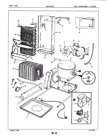 04 - Unit Compartment & System parts for Maytag Refrigerator BICNS24D9 / 4L45B from AppliancePartsPros.com