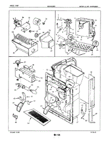 07 - Water & Ice Dispenser parts for Maytag Refrigerator BICNS24D9A / 4L45B from AppliancePartsPros.com
