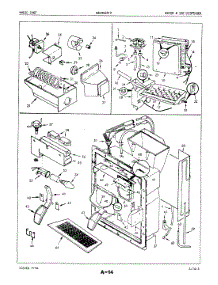 05 - Water & Ice Dispenser parts for Maytag Refrigerator BICNS24F9H / 5L54B from AppliancePartsPros.com