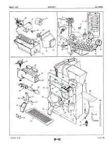 03 - Ice Maker parts for Maytag Refrigerator BICNT22F9A / 5B54A from AppliancePartsPros.com