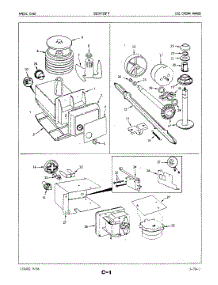 02 - Ice Cream Maker parts for Maytag Refrigerator BICNT22F9H / 5B54A from AppliancePartsPros.com