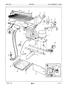 04 - Unit Compartment & System parts for Maytag Refrigerator BICNT22F9H / 5B54A from AppliancePartsPros.com