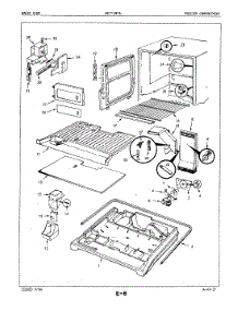 02 - Freezer Compartment parts for Maytag Refrigerator BICT18F9LA / 5B52A from AppliancePartsPros.com