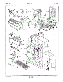 05 - Ice Maker parts for Maytag Refrigerator BICT18F9LA / 5B52A from AppliancePartsPros.com