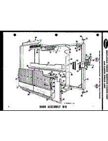 02 - Door Assy Bir parts for Amana Freezer BIF from AppliancePartsPros.com