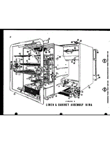 06 - Liner & Cabinet Assy Bira parts for Amana Freezer BIFA from AppliancePartsPros.com