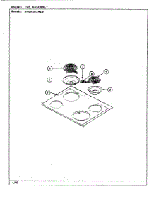 05 - Top Assembly parts for Norge Range BNEW3H2WEV from AppliancePartsPros.com
