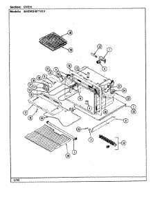 05 - Oven parts for Norge Range BNEW3H8TVEV from AppliancePartsPros.com