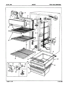 02 - Fresh Food Compartment parts for Maytag Refrigerator BNS22F5 / 5L53A from AppliancePartsPros.com