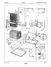 03 - Unit Compartment & System parts for Maytag Refrigerator BNS22F5 / 5L53B from AppliancePartsPros.com