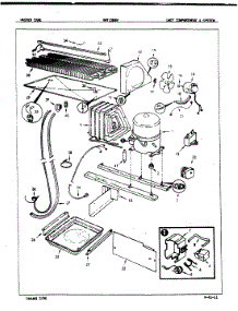 04 - Unit Compartment & System parts for Maytag Refrigerator BNT15B4VA / 5A63B from AppliancePartsPros.com