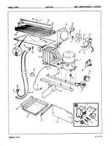 02 - Unit Compartment & System parts for Maytag Refrigerator BNT15H4 / 7A69A from AppliancePartsPros.com