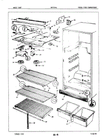 03 - Fresh Food Compartment parts for Maytag Refrigerator BNT15H4A / 7A67A from AppliancePartsPros.com