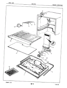 02 - Freezer Compartment parts for Maytag Refrigerator BNT17B4VA / 7A21A from AppliancePartsPros.com