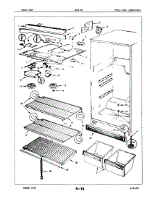 03 - Fresh Food Compartment parts for Maytag Refrigerator BNT17H4A / 7A70A from AppliancePartsPros.com