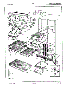 03 - Fresh Food Compartment parts for Maytag Refrigerator BNT21LEA / 5A47A from AppliancePartsPros.com