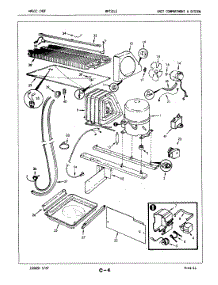 02 - Unit Compartment & System parts for Maytag Refrigerator BNT21LEH / 7A60A from AppliancePartsPros.com