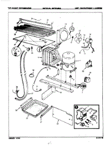 04 - Unit Compartment & System parts for Maytag Refrigerator BNT23J9 / 8A21A from AppliancePartsPros.com