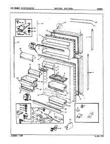 02 - Doors parts for Maytag Refrigerator BNT23K9A / 9A42A from AppliancePartsPros.com
