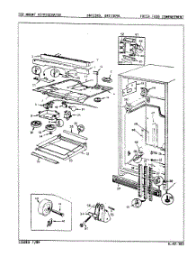 04 - Fresh Food Compartment parts for Maytag Refrigerator BNT23K9A / 9A42A from AppliancePartsPros.com