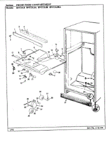 07 - Fresh Food Compartment parts for Maytag Refrigerator BNT23L8 / BL91A from AppliancePartsPros.com